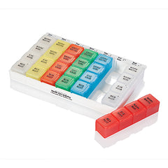 Seven-Day Color-Coded English/French Medication Organizer H-10177-17682
