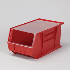1415 Super Tough Bin with Clear Lid Attached, 8x7x15