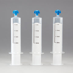 Comar Oral Dispensers with Tip Caps, 20mL, Clear with White Plunger H-18398-15881