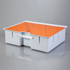 Deep Crash Cart Box with Handle For Metro Lifeline™ Cart with Amber Slide-In Lid H-1877H-01-18065