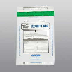 Patients Medicine Inventory Bags, 9 x 12, White H-10448-13887