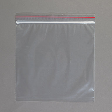Premium Red Line™ Reclosable Bags, Single-Track, 8 x 8 H-7595-20637