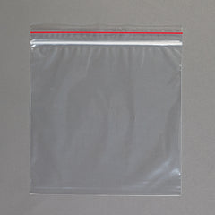 Premium Red Line™ Reclosable Bags, Single-Track, 8 x 8 H-7595-20637