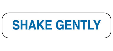 Shake Gently Labels H-2616-16020