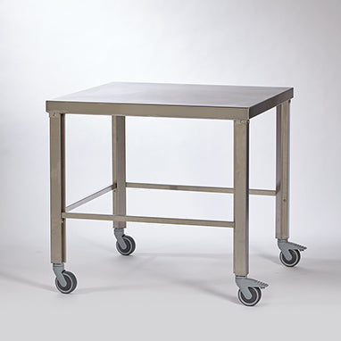 Stainless Steel Mobile Table, 36"W H-19103-15587