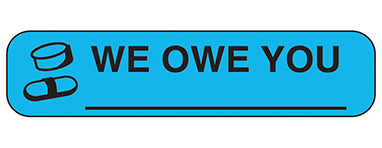 We Owe You Labels H-2215-16016