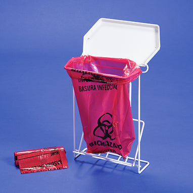 Biohazard Bags and Rack Disposal System for Mobile Hygiene Station H-18394-15642