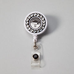 Pharmacy Badge Reel with Bling H-P223-17929