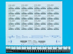 Laser Patient Identification Wristband and 20 Chart Labels H-PLS-102-15036