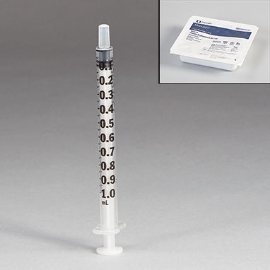 Sterile Monoject™ Luer Slip Syringes, Pharmacy Tray, 1mL H-20042-12050