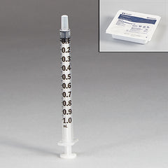 Sterile Monoject™ Luer Slip Syringes, Pharmacy Tray, 1mL H-20042-12050