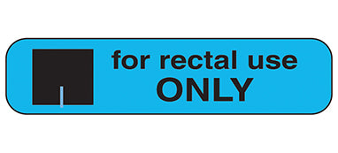 For Rectal Use Only Labels H-2066-16004