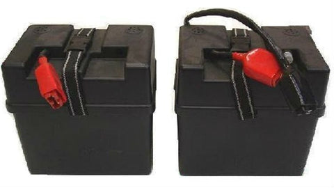Drive Medical Wheelchair Battery Cases Set For Cirrus Plus Folding Power Wheelchair - M-1049120-4750 - Each