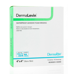 DermaLevin Waterproof Adhesive Foam Wound Dressing