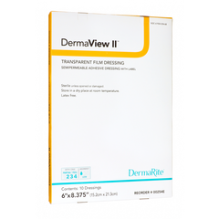 DermaView II Transparent Film Wound Dressing