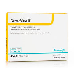 DermaView II Transparent Film Wound Dressing