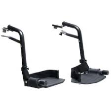 Drive Medical Wheelchair Footrest For TR39 Lightweight Steel Transport Wheelchair - M-1076111-4712 - Pair