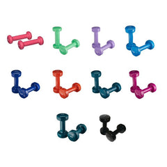Vinyl-Coated Iron Dumbbells