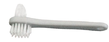 Graham-Field Denture Brush 2 Sided Bristle White