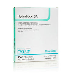 HydraLock SA Super-Absorbent Wound Dressing with Non-Adherent Contact Surface and Waterproof Backing
