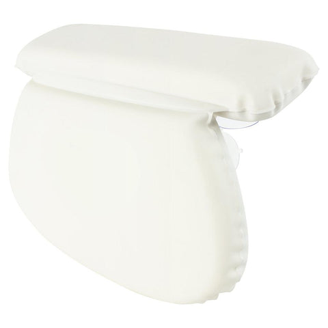 TWO-PANEL BATH PILLOW, 2" FOAM WITH SUCTION CUP BASE - CSH1035WHT