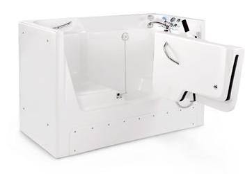Invacare Side Entry Whirlpool Tub TheraPure™ White Fiberglass