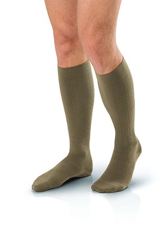 BSN Medical Compression Socks JOBST® for Men Knee High Large Khaki Closed Toe - M-869103-174 - Pair