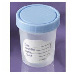 Medegen Medical Products LLC Specimen Container for Pneumatic Tube Systems Polypropylene 90 mL (3 oz.) Screw Cap Patient Information Sterile Inside Only - M-360700-2695 - Bag of 100