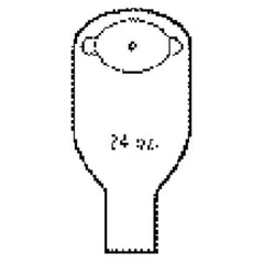 Nu-Hope Laboratories Ostomy Pouch 1-1/8 to 2 Inch Stoma Drainable Oval B, Deep Convex, Trim To Fit
