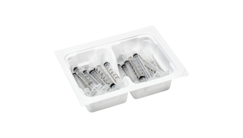 Becton Dickinson Pharmacy Tray BD Luer-Lok™ 20 mL Convenience Tray Luer Slip Tip Without Safety - M-362561-1322 - Case of 12