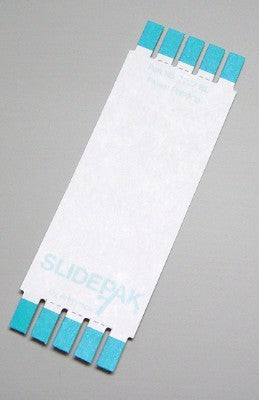 SlidePak Label Card With Color Bars - Blue - Case Of 1,000