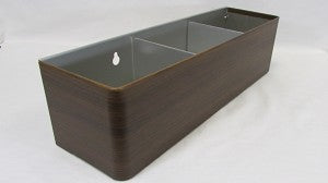 Vintage Mobile Organizer Tray - Antique Walnut