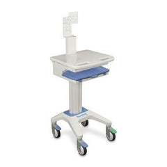 Antimicrobial Laptop and Monitor Workstations Single Monitor, All-in-One • 21.19"W x 22.58"D x 35"-47"H ,1 Each - Axiom Medical Supplies